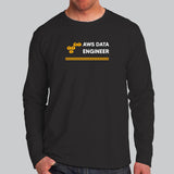 Aws Data Engineer Men’s Full Sleeve T-Shirt India