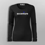 Accenture Full Sleeve T-Shirt For Women Online