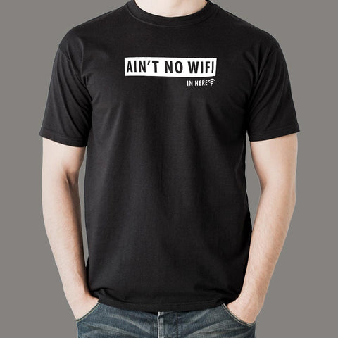 No Wifi Zone Geek Men's Tee