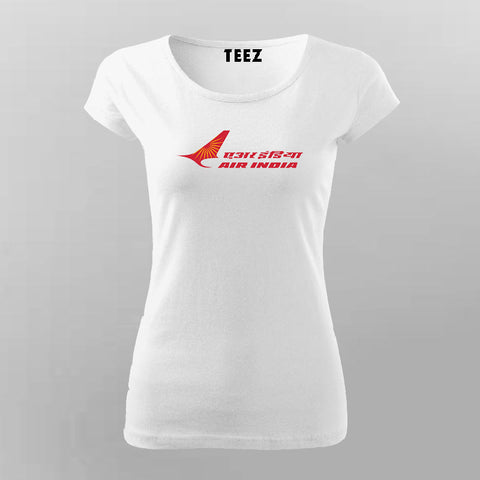 Air India Flag-carrier Airline Of India T-Shirt For Women Online India