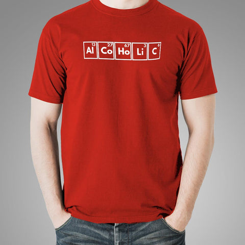 Alcoholic Periodic Table T-Shirt For Men Online India