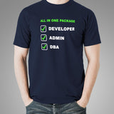Developer – Admin – Dba All In One Package T-Shirt For Men India