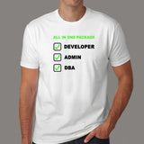 Developer – Admin – Dba All In One Package T-Shirt For Men