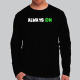 Always On Full Sleeve T-Shirt For Men Online India