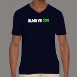 Always On Tech Men's T-Shirt - For Devs That Never Log Off