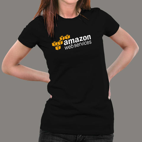 Amazon Web Services T-Shirt For Women Online India