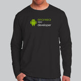 Android App Developer Men’s Full Sleeve T-Shirt Online