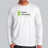 Android Game Developer T-Shirt - Crafting Play on the Go