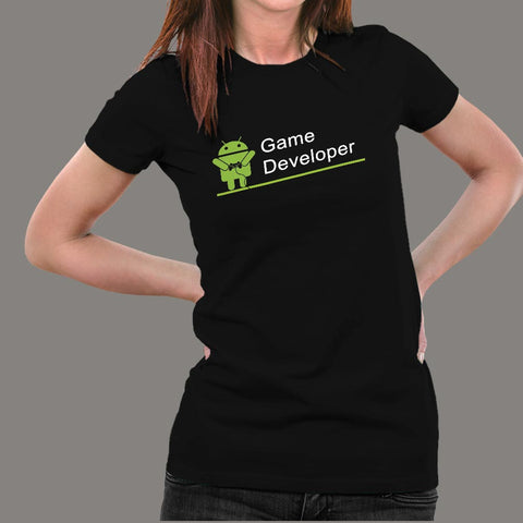Android Game Developer Women’s Profession T-Shirt Online India