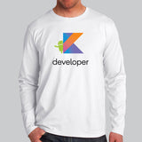Android Kotlin Developer Men’s Profession Full Sleeve T-Shirt Online