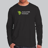 Android NDK Developer Men’s Full Sleeve T-Shirt India