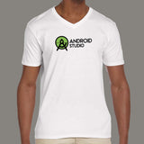 Android Studio V-Neck T-Shirt For Men Online India