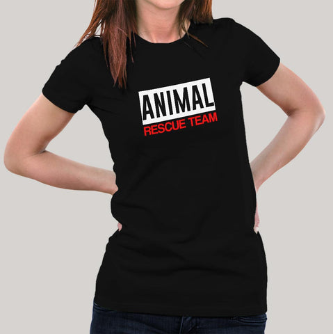 Animal Rescue Team T-Shirt For Women Online India