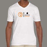 Apple Mobile App Developer Profession V Neck T-Shirt For Men Online India