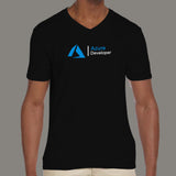 Microsoft Azure Developer Men’s V Neck T-Shirt Online India