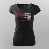 BETWEEN 'B' FOR BIRTH 'D' FOR DEATH I CHOSE 'C' FOR CADUCEUS T-Shirt For Women Online Teez