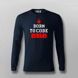 Born To Code <LIT> Programmer T-shirt For Men