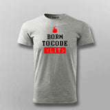 Born To Code <LIT> Programmer T-shirt For Men Online India
