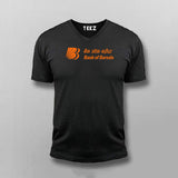 Bank of Baroda V-neck T-shirt For Men Online India
