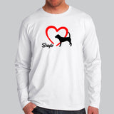 Beagle Love Full Sleeve T-Shirt India