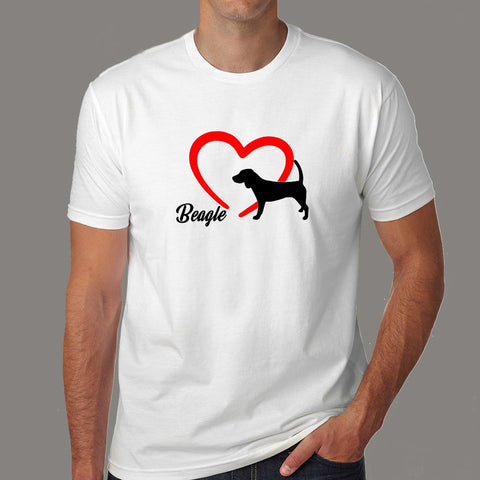 Beagle Love T-Shirt For Men Online India