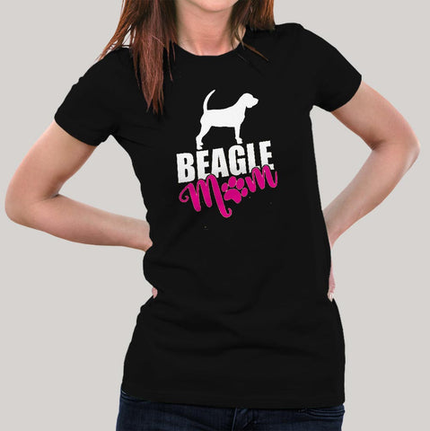 Beagle Mom T-Shirt For Women Online India