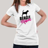 Beagle Mom T-Shirt For Women India