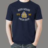 Beer House T-Shirt For Men India