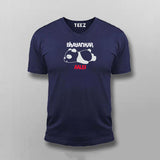 Bhayankar Aalsi Hindi Funny T-shirt For Men