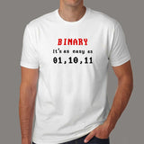 Funny Programmer Math Binary T-Shirt For Men Online India