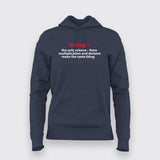 Biology The Only Science Where Multiplication And Division Funny Hoodies For Women Online India 