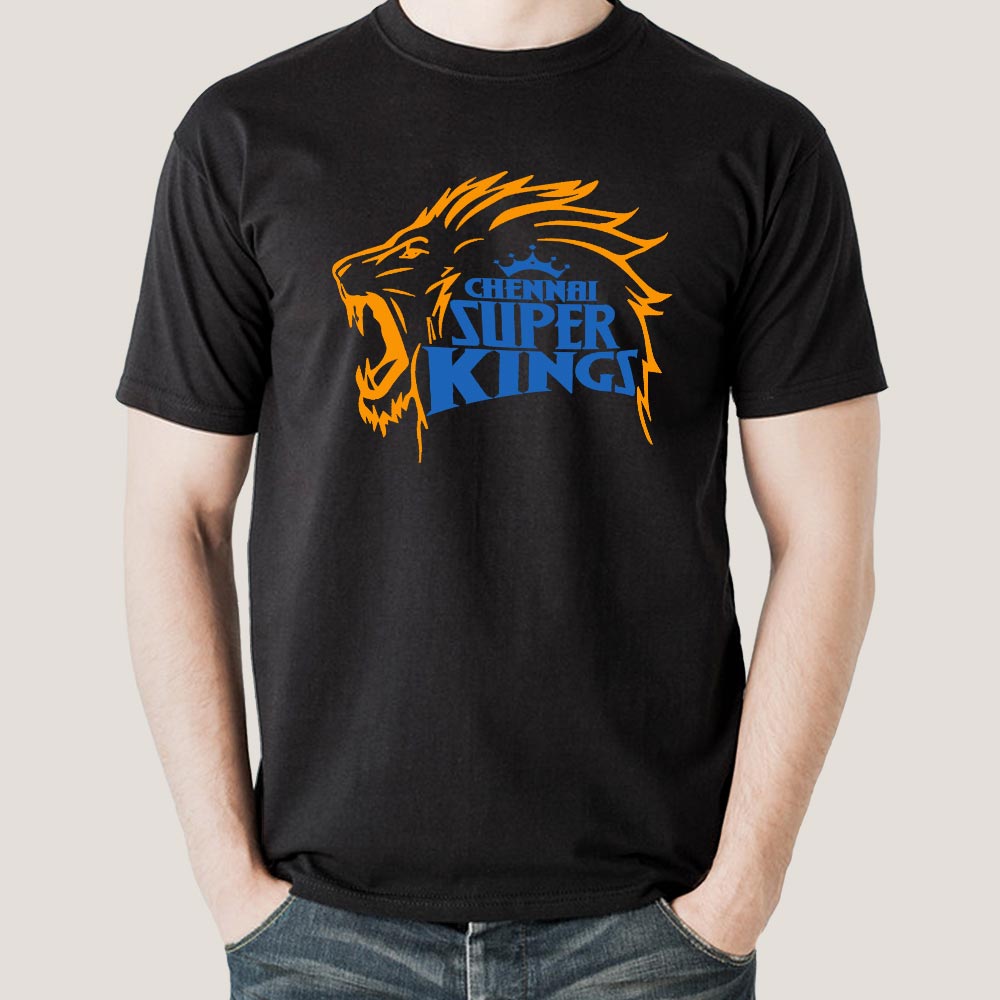 Men s Chennai Super Kings Fan Cotton T shirt