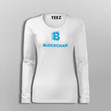 Blockchain Women’s Full Sleeve Bitcoin Profession T-Shirt Online India