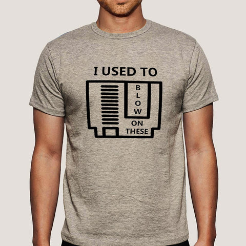 Blow on cartridges - Blow on Nintendo Game Cartridge Men's T-shirt online india