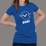 Cute Ghost Boo Halloween Women’s T-shirt