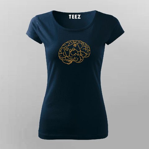 Brain Of Game T-Shirt For Women Online India 
