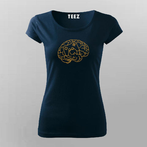 Brain Of Game T-Shirt For Women Online India