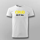 CRUD Create, read, update and delete Programmers T-shirt For Men