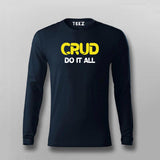 CRUD Create, read, update and delete Programmers T-shirt For Men