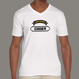 Certified Coder V Neck T-Shirt For Men India