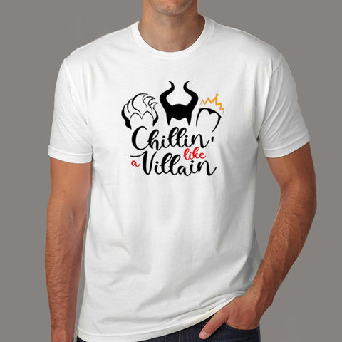 Chillin Like A Villain T-Shirt For Men Online India
