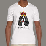 Cocker Spaniel V Neck T-Shirt India