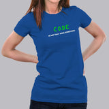Artful Coding - Funny Code Is Art Women's Tee