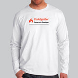 CodeIgniter Framework Developer Men’s Full Sleeve T-Shirt Online India