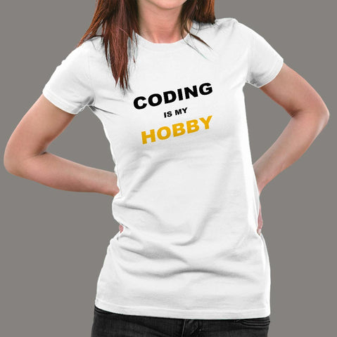 Coding Is My Hobby - Women's Casual Tee