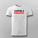 Coffee And Adventure T-Shirt For Men