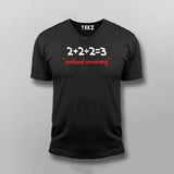 Confused Screaming Funny Maths T-shirt For Men