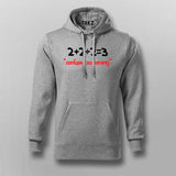 Confused Screaming Funny Maths Hoodies For Men Online India