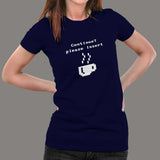 Continue? Please Insert Coffee T-Shirt For Women