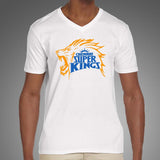 Men's Chennai Super Kings Fan Cotton V Neck T-shirt Online India
